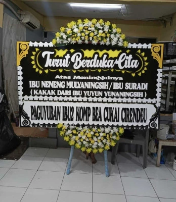 Papan Bunga di Tenjonagara Sucinaraja
